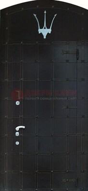 Металлическая арочная дверь ДА-22 высокого качества в Саранске