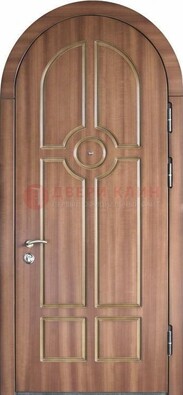 Арочная дверь с отделкой массивом ДА-35 в Саранске