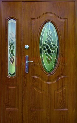 Парадная дверь со стеклянными вставками ДПР-73 для дома в Саранске