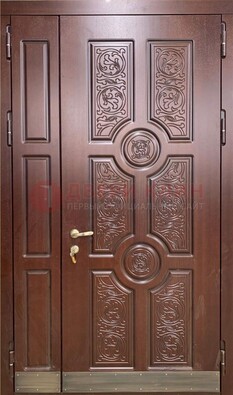 Парадная металлическая дверь с узором ДПР-74 в Саранске