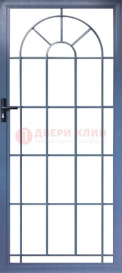 Синяя металлическая решетчатая дверь ДР-28 в Саранске