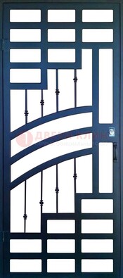Современная металлическая решетчатая дверь ДР-38 в Саранске