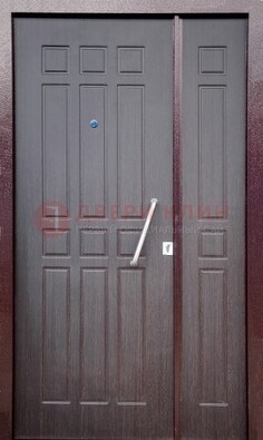Коричневая тамбурная дверь ДТМ-30 в Саранске