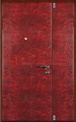 Красная тамбурная дверь ДТМ-33 в Саранске