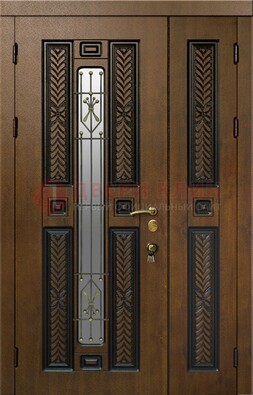 Полуторная входная дверь с виноритом ДВТ-169 в Саранске