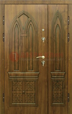Входная дверь с виноритом и узором ДВТ-181 в Саранске