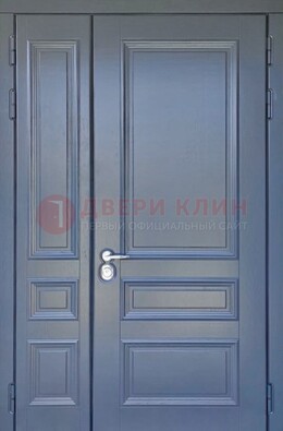 Темно-серая железная дверь с виноритом ДВТ-242 в Саранске